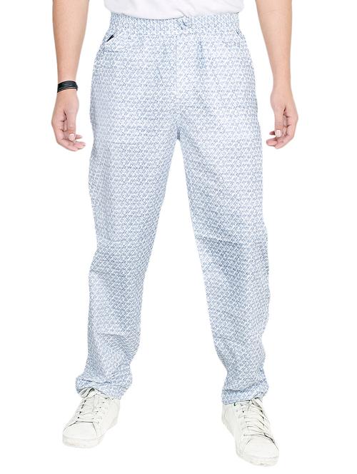 white cotton length pyjama - 14722369 - Very Small Image - 1