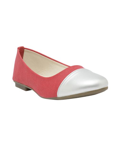 red faux leather ballerina - 14722472 - Very Small Image - 1