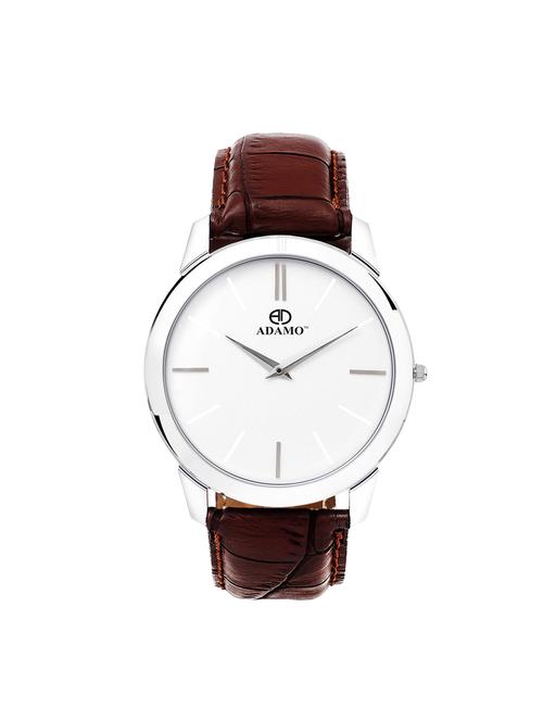 adamo slim men's wrist watch ad64br01 - 14727811 - Very Small Image - 1