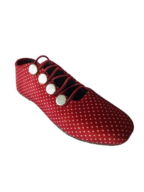 red velvet slip on casual shoes - 14728551 - Very Small Image - 1