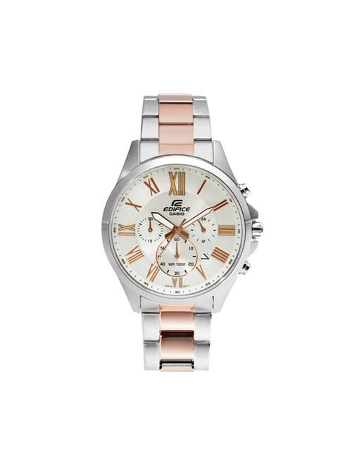 casio white dial chronograph watch for women - ex384 - 14730154 - Very Small Image - 1