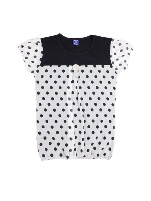 girls round neck top - 14730173 - Very Small Image - 1