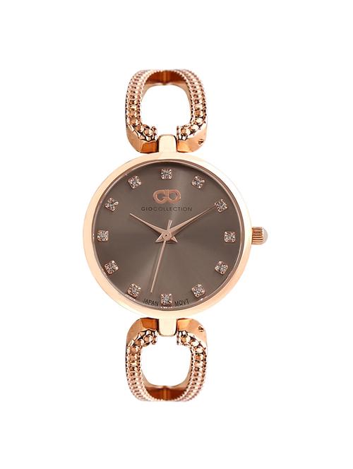 gio collection grey dial analog watch for women - g2055-55 - 14730190 - Very Small Image - 1