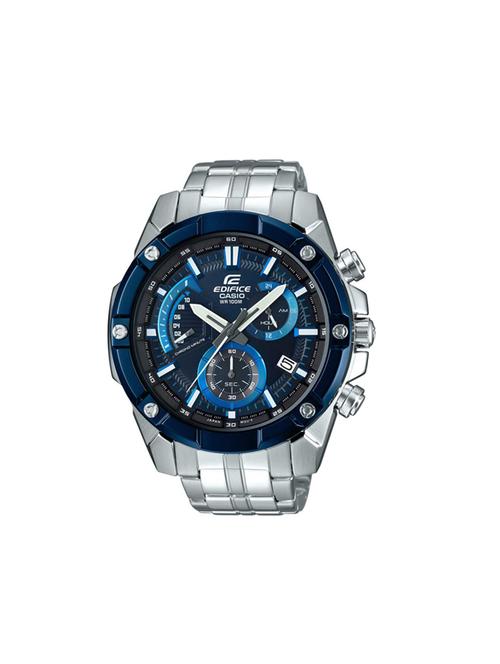 casio blue dial men chronograph watch-ex396 - 14730213 - Very Small Image - 1