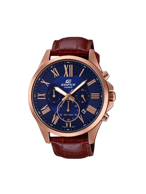 casio blue dial men chronograph watch-ex347 - 14730225 - Very Small Image - 1
