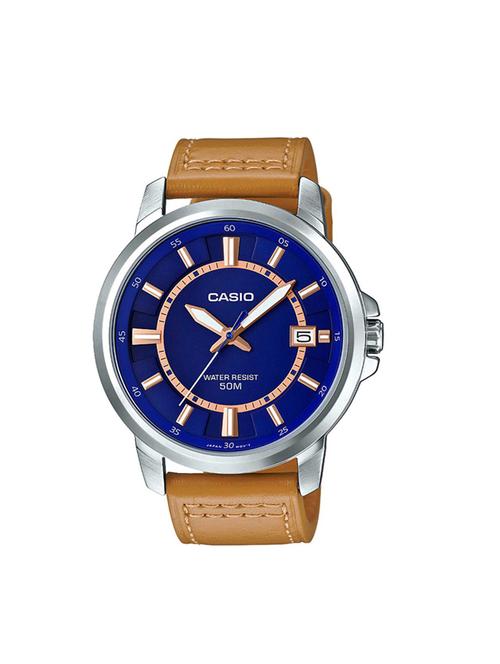 casio blue dial men watch-a1242 - 14732437 - Very Small Image - 1