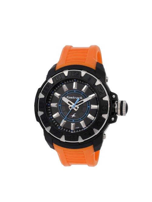 fastrack black dial men watch-9334pp04 - 14732442 - Very Small Image - 1