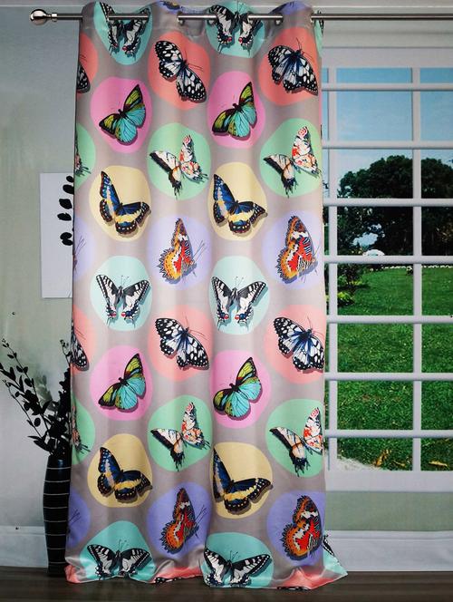 digital kids butterflies door curtain - 14735323 - Very Small Image - 1