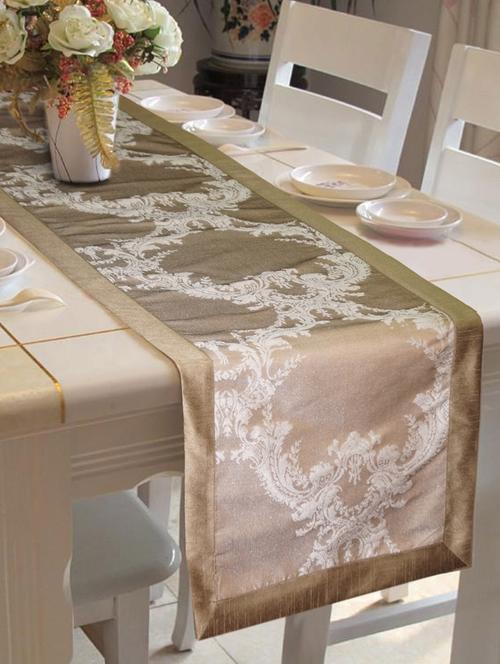 table runner with polyester border (size: 16"x72") - 14735495 - Very Small Image - 1