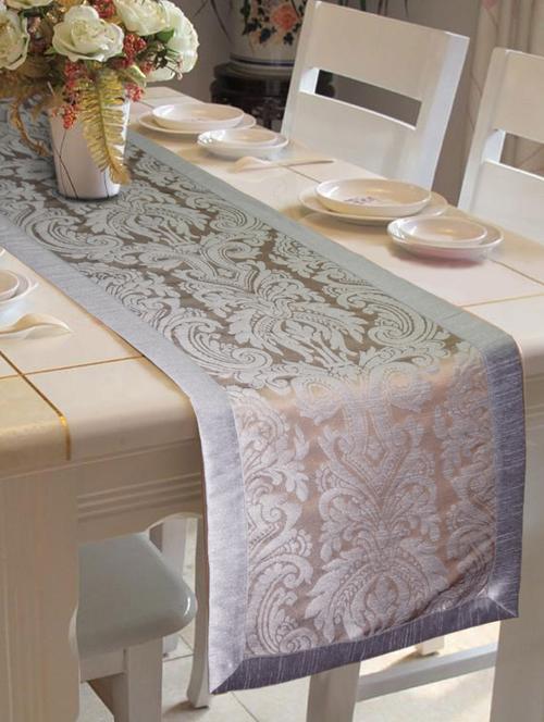 table runner with polyester border (size: 16"x72") - 14735509 - Very Small Image - 1