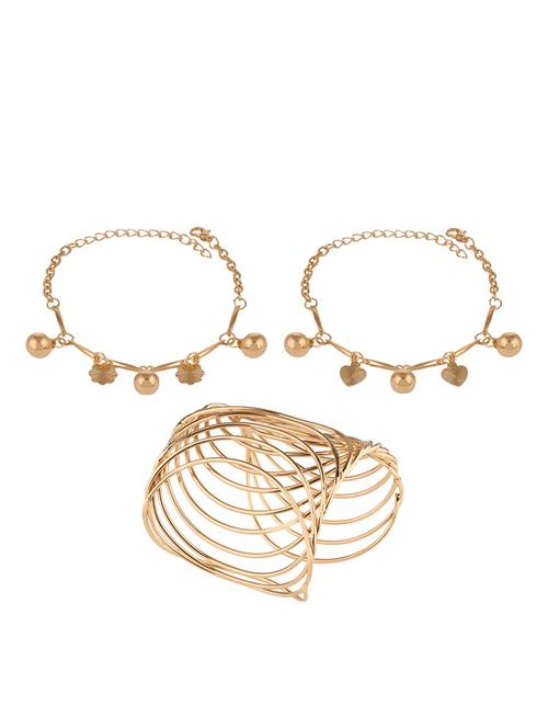 gold metal bracelet - 14735583 - Very Small Image - 1