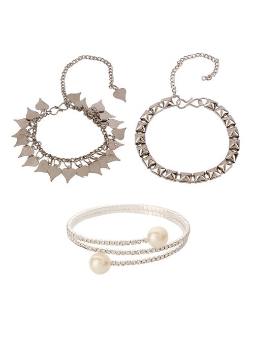 silver metal bracelet - 14735589 - Very Small Image - 1