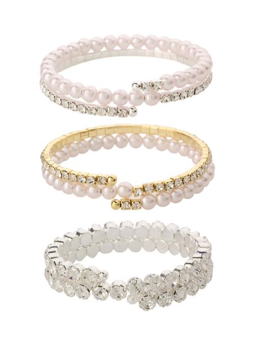 white colored metal bracelet - 14735598 - Very Small Image - 1