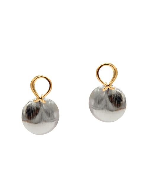 silver metal studs earrings - 14737258 - Very Small Image - 1