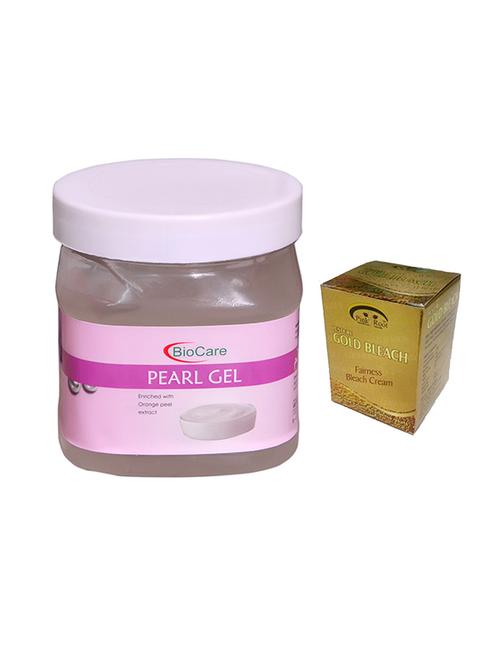 biocare pearl gel 500ml and pink root gold bleach 50gm pack of 2 - 14739569 - Very Small Image - 1