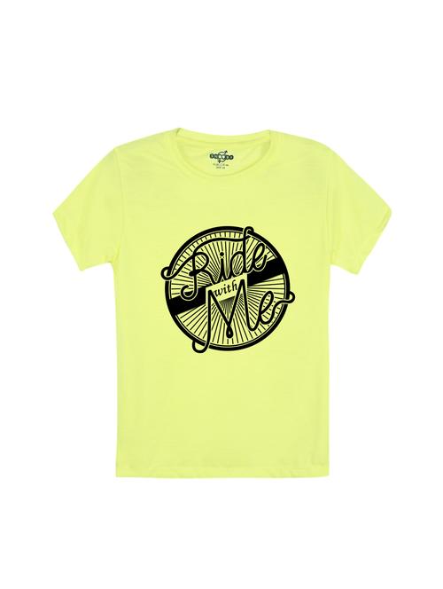 yellow cotton tshirt - 14741041 - Very Small Image - 1