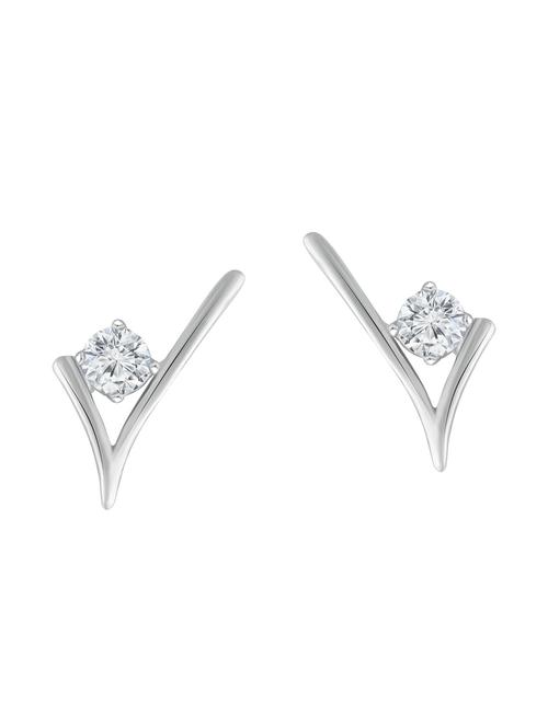 silver metal studs earrings - 14742525 - Very Small Image - 1