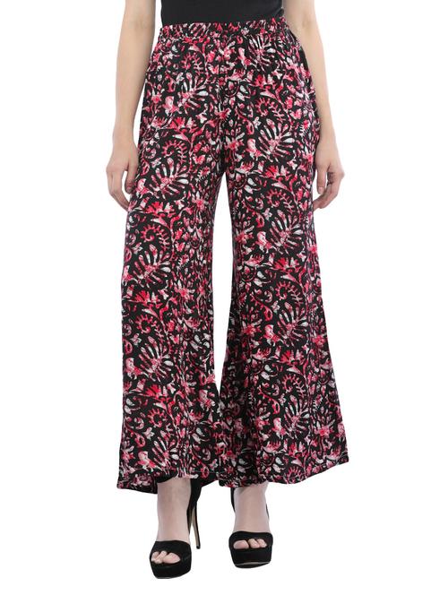 black viscose palazzos - 14742866 - Very Small Image - 1