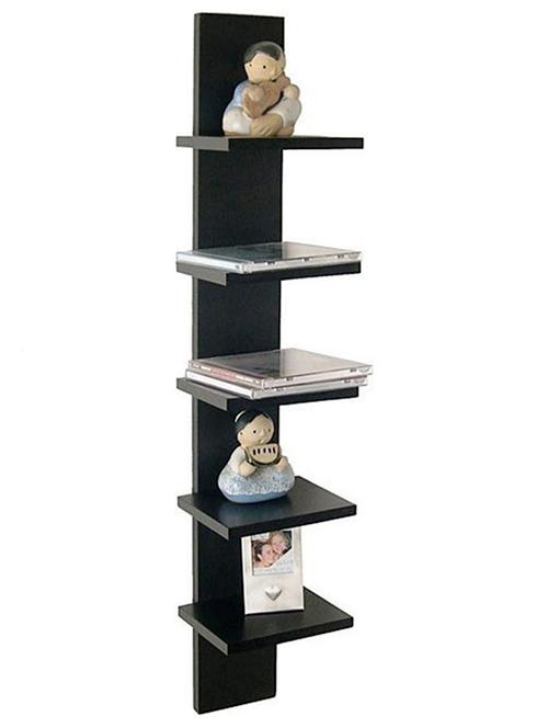 laminated wall shelf rack shape 5 tier - 14746144 - Very Small Image - 1