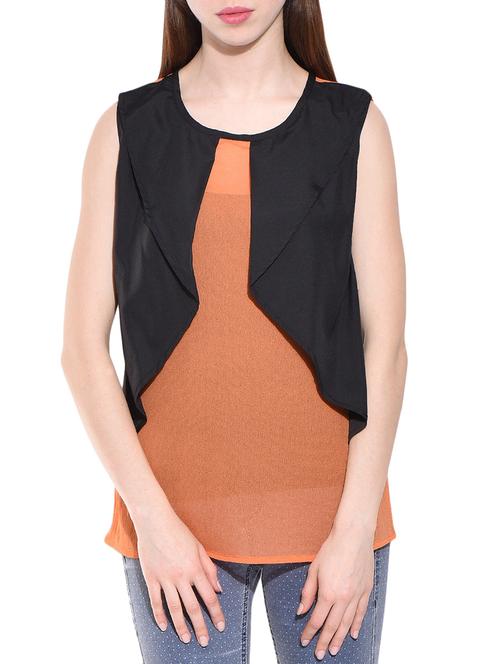 orange solid layered top - 14746794 - Very Small Image - 1