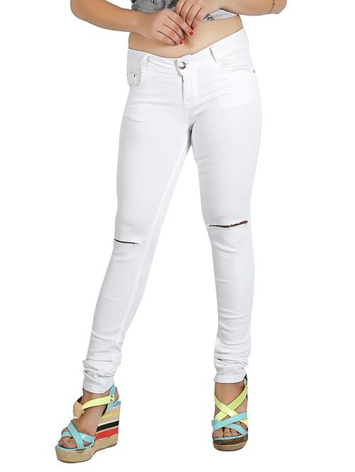 white denim jeans - 14750572 - Very Small Image - 1