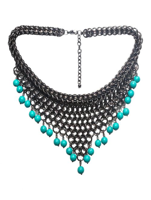 black metal short necklace - 14751129 - Very Small Image - 1