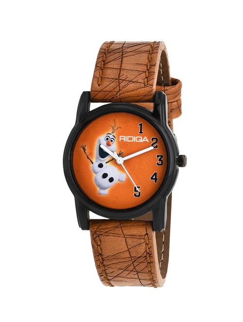ridiqa orange leather watch - 14754540 - Very Small Image - 1