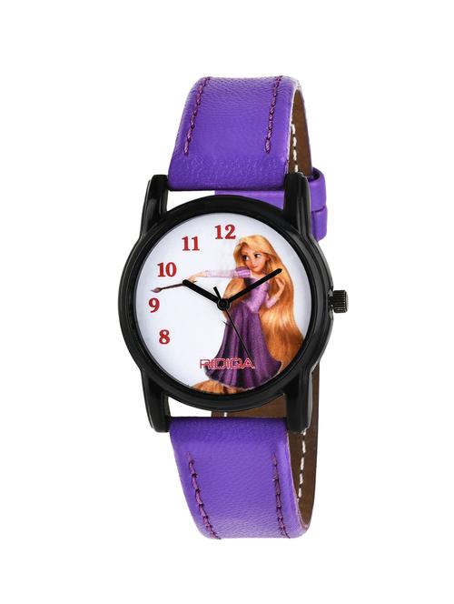 ridiqa printed dial leather watch - 14754544 - Very Small Image - 1