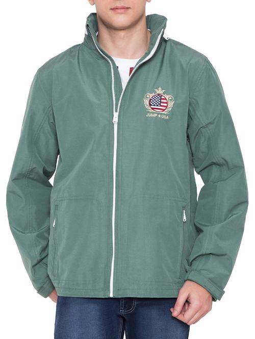 grey nylon casual jacket - 14754668 - Very Small Image - 1