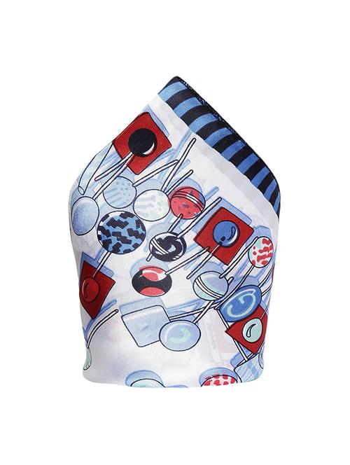 blue silk pocketsquare - 14754695 - Very Small Image - 1