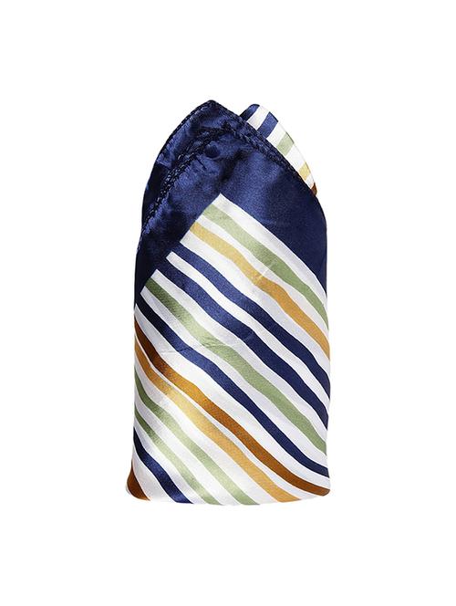 multi colored silk pocketsquare - 14754702 - Very Small Image - 1