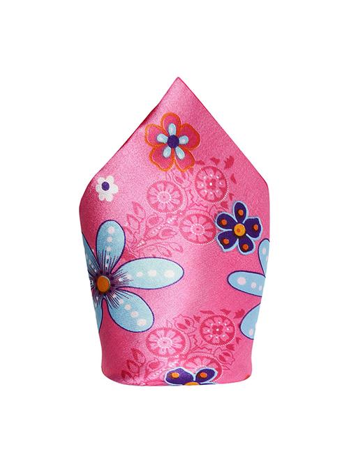 pink silk pocketsquare - 14754715 - Very Small Image - 1