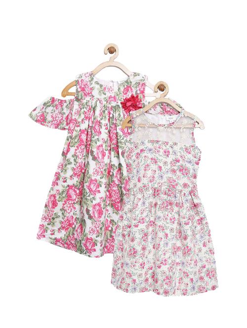 multi colored polyester frock - 14755702 - Very Small Image - 1
