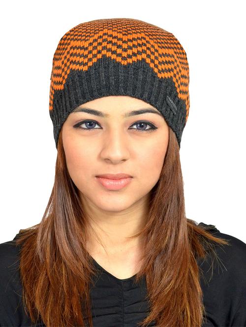 multi colored woolen cap - 14756282 - Very Small Image - 1