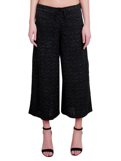 black cotton palazzo - 14756324 - Very Small Image - 1