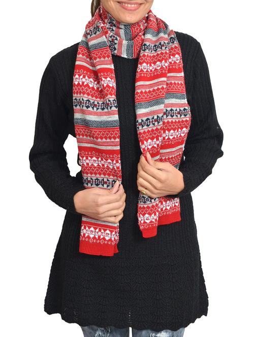 multi colored woolen muffler - 14756475 - Very Small Image - 1