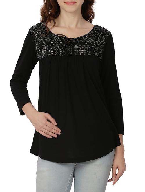 black viscose top - 14757571 - Very Small Image - 1