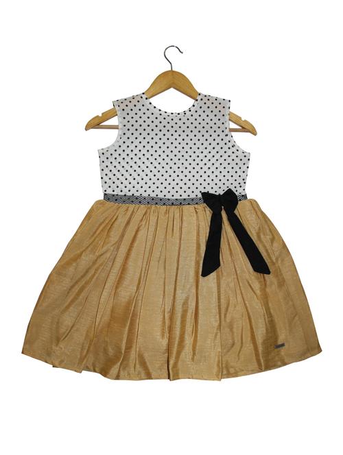 beige cotton frock - 14759962 - Very Small Image - 1