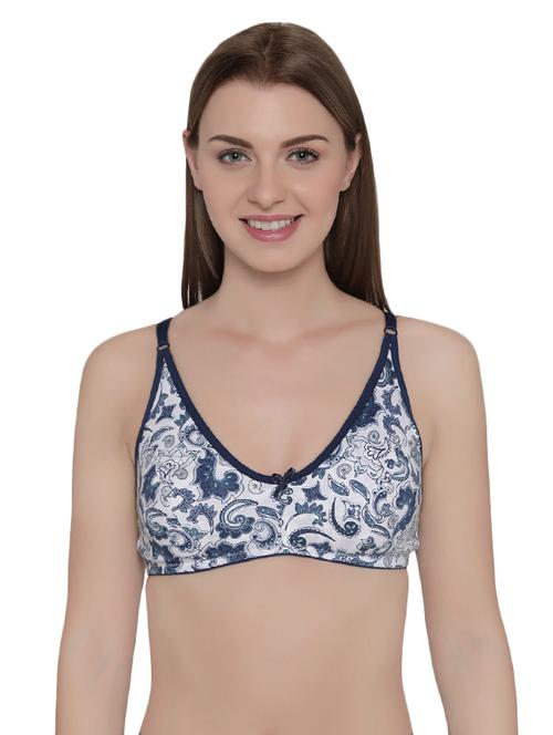 multi colored cotton blend bra - 14760140 - Very Small Image - 1