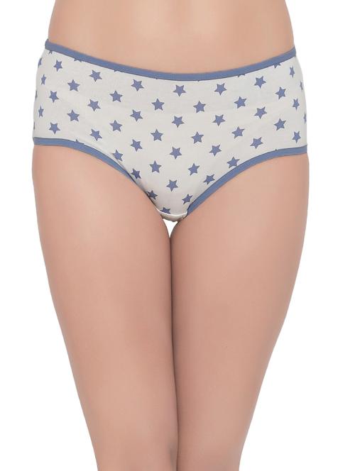 white cotton blend hipster panty - 14760300 - Very Small Image - 1