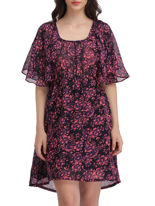 multi colored printed nighty - 14760386 - Very Small Image - 1