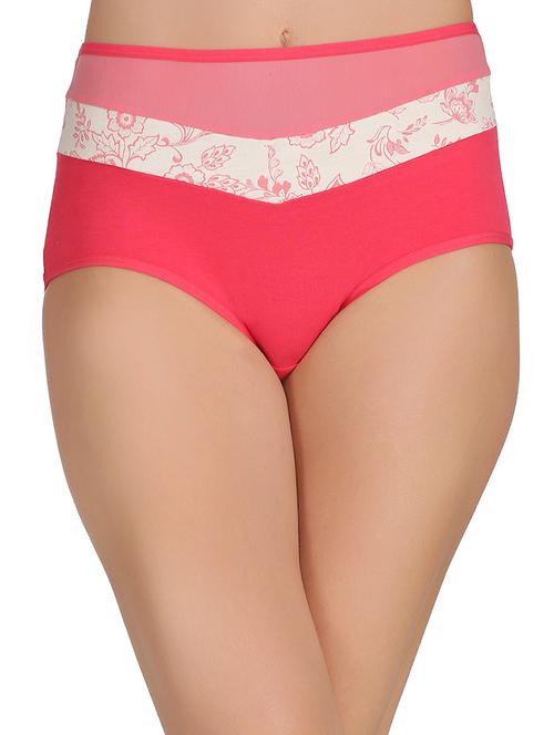 pink cotton blend hipster panty - 14760390 - Very Small Image - 1