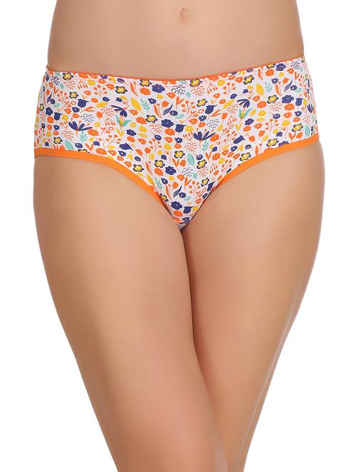 orange cotton blend panty - 14760410 - Very Small Image - 1