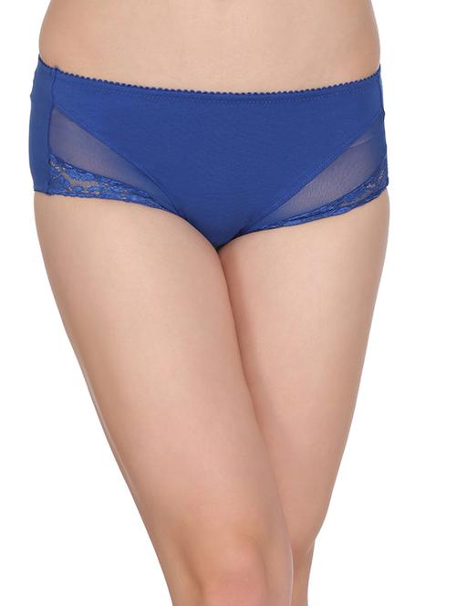 blue solid hipster panty - 14760478 - Very Small Image - 1