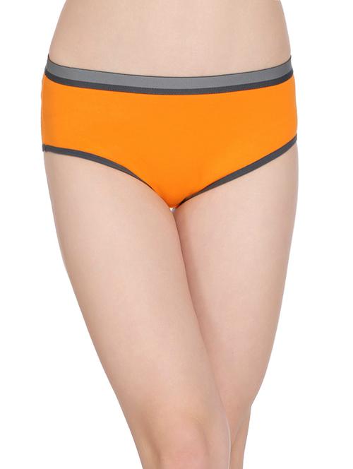 orange cotton blend hipster panty - 14760502 - Very Small Image - 1
