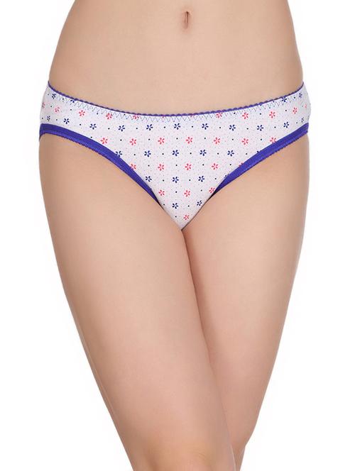 white printed bikini panty - 14760518 - Very Small Image - 1