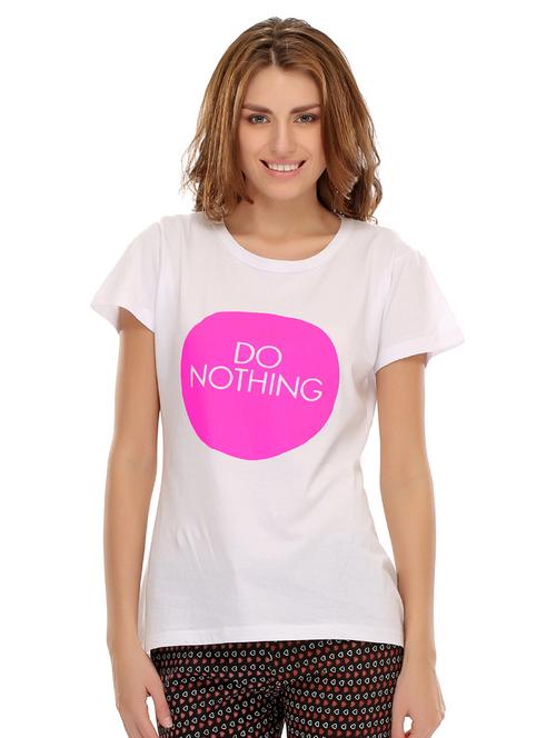white cotton tee - 14760541 - Very Small Image - 1