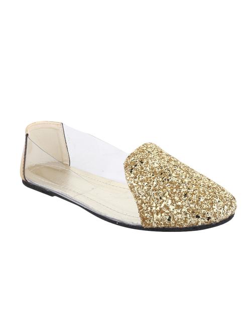 gold suede ballerina - 14761217 - Very Small Image - 1