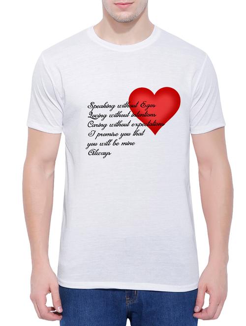 white cotton chest print tshirt - 14762647 - Very Small Image - 1