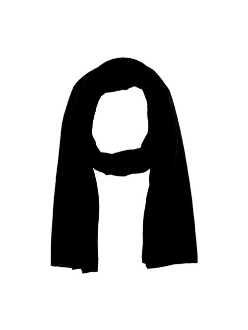 black cotton stole - 14763050 - Very Small Image - 1